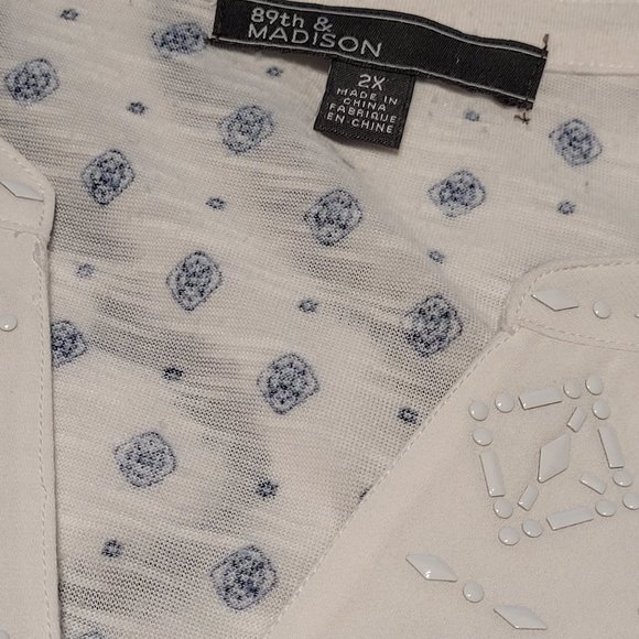 89th and Madison Ladies Flare Bottom Tank - Size 2xl - Gently Worn - Picture 1 of 4